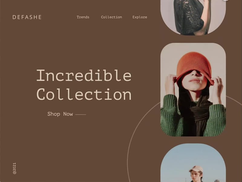 Cover image for Defashe – Website Banner & Slider Animation