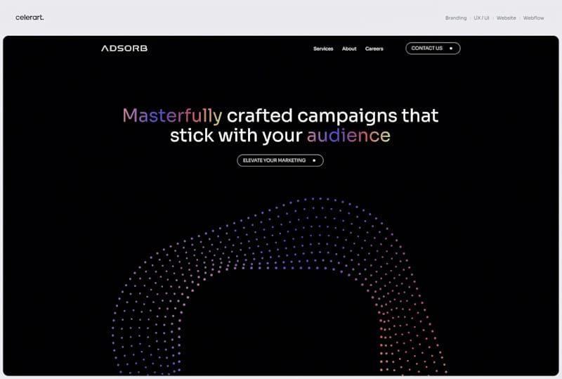 Cover image for Adsorb – Branding & Website for Marketing Agency