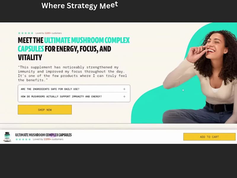 Cover image for FreshCap Shopify Page Development