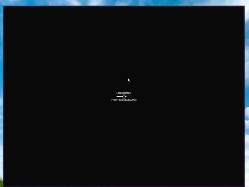 Cover image for Portfolio site for Moshood Sanusi .