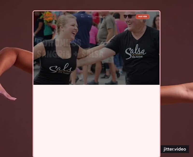 Cover image for Salsa & Sangria Website UX/UI Design