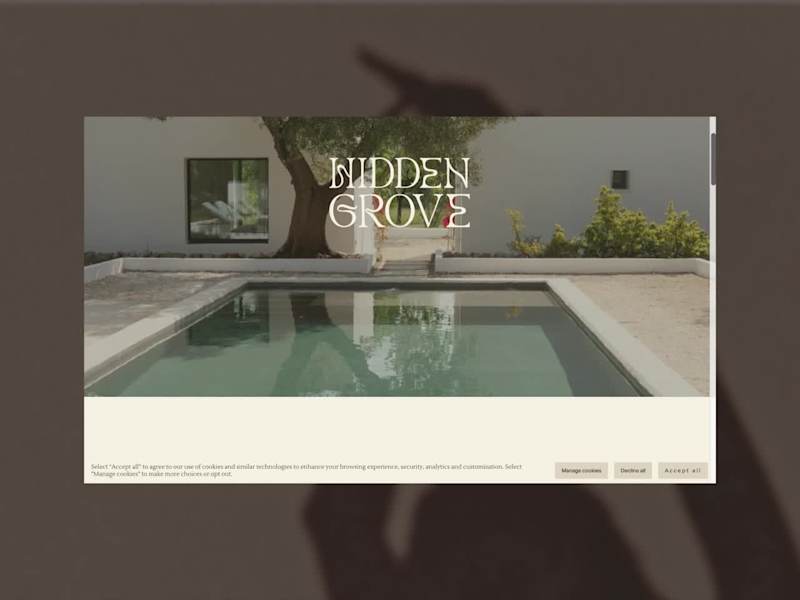 Cover image for The Hidden Grove: Branded Website