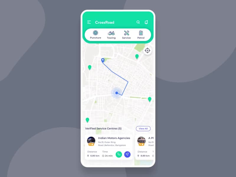 Cover image for Roadside assistance app development