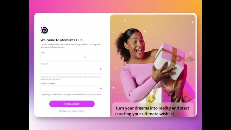 Cover image for Creative Design for MomentsHub