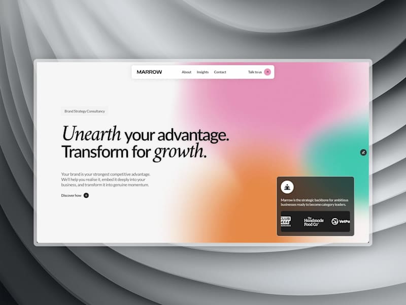 Cover image for Marrow Brand Strategy