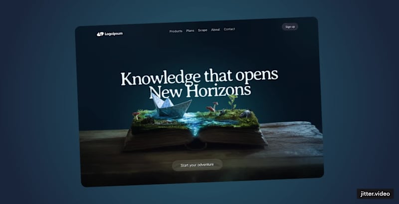 Cover image for Dreamlike Hero Section for Horizon Reads