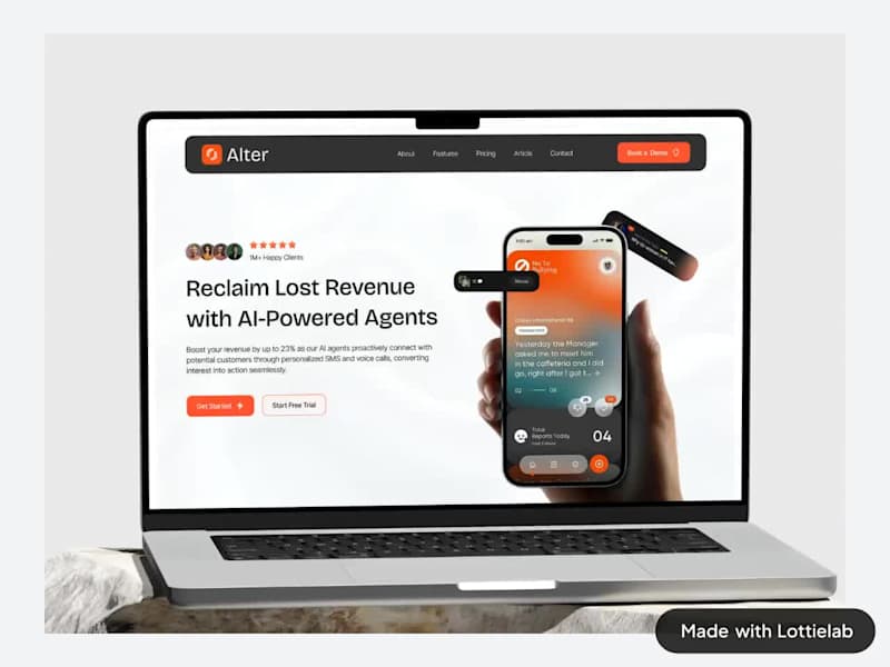 Cover image for Alter - SaaS | Web & UI/UX Design
