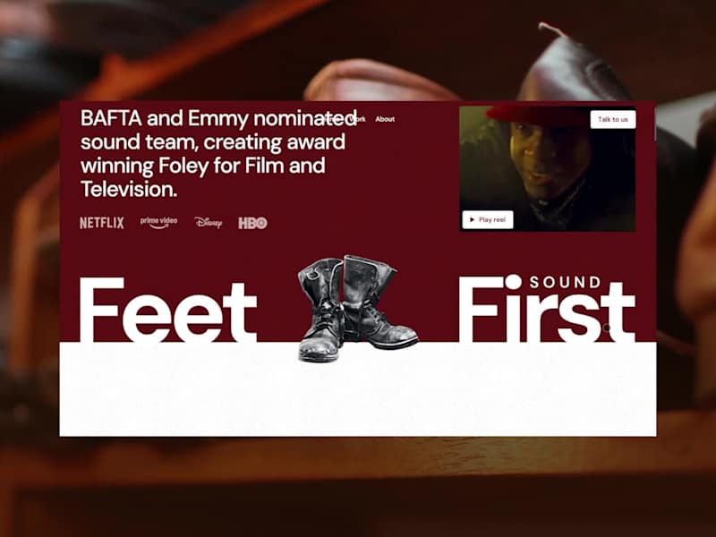 Cover image for Award-winning Foley Studio - branding, website design