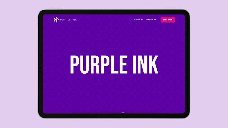 Cover image for Webflow-built Landing Page for Purple Ink