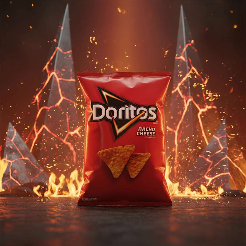 Cover image for Cinematic meets snack-time. I turned my favorite chip — Dori...