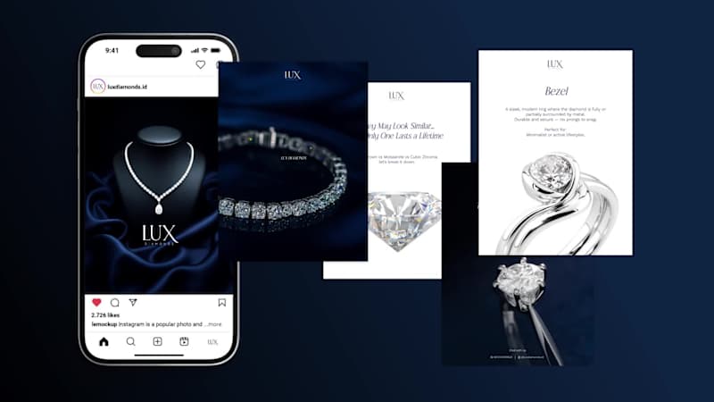 Cover image for Creative Branding | Luxury Lab-Grown Diamonds