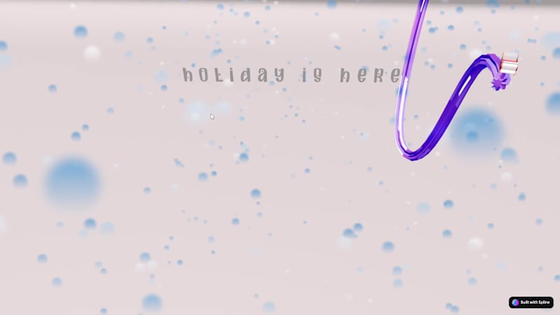 Cover image for mockup animation for a bigger one. fully animated in @Spline.