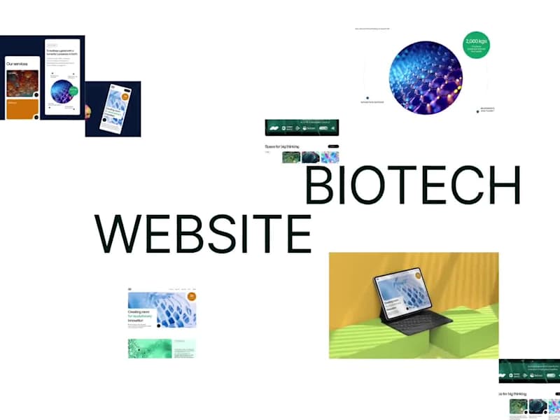 Cover image for UX/UI Design for BioTech SaaS Startup