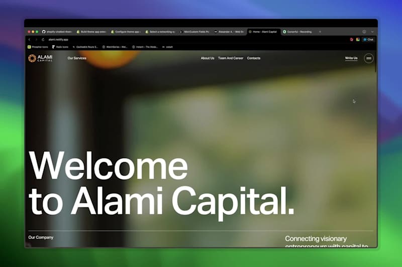 Cover image for Alami Capital Law Firm Website Design & Development