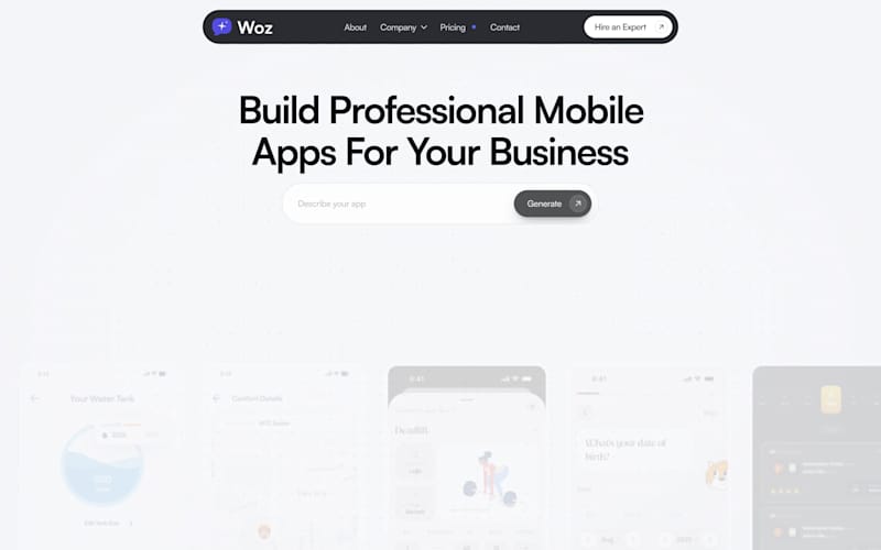 Cover image for AI || Website Redesign for Woz