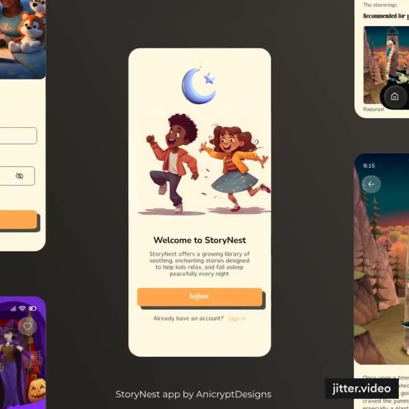 Cover image for StoryNest - Kid Storytelling App