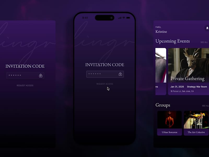 Cover image for // Lingr App Preview Bubble native mobile apps don't have pu...