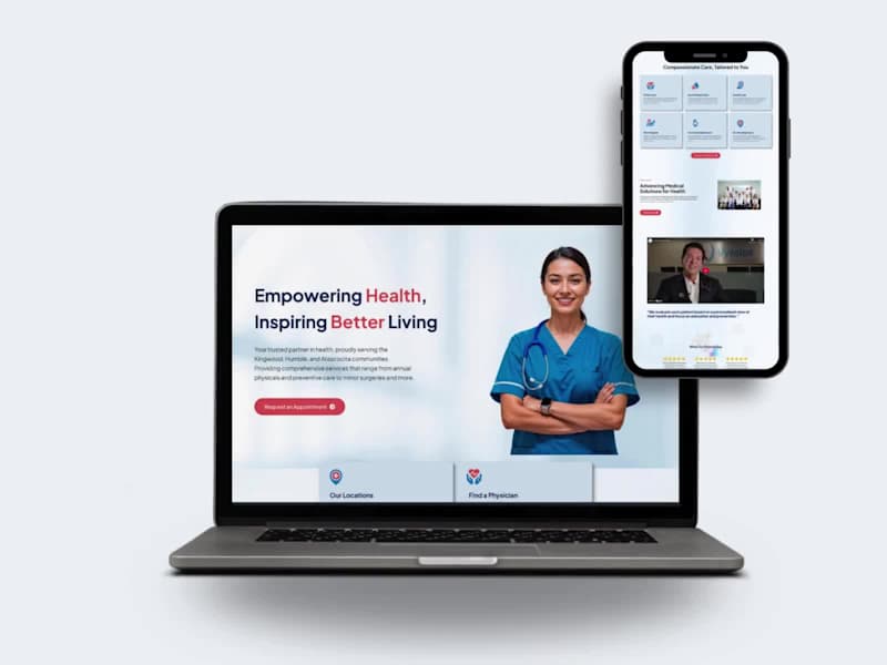 Cover image for Modern Healthcare Website Built in Webflow