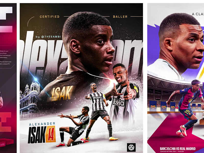 Cover image for Football Design Highlights – Posters & Social Graphics