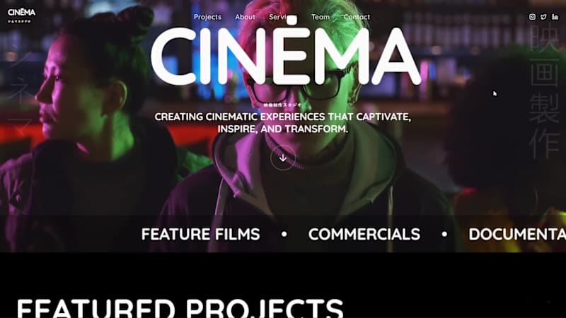 Cover image for Cinema Production Portfolio Web App