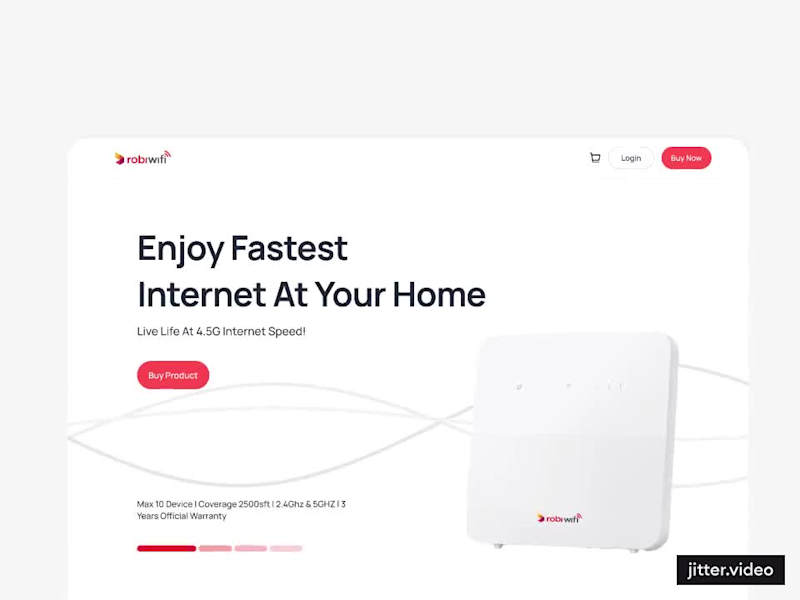 Cover image for Robi WiFi Website Experience Design