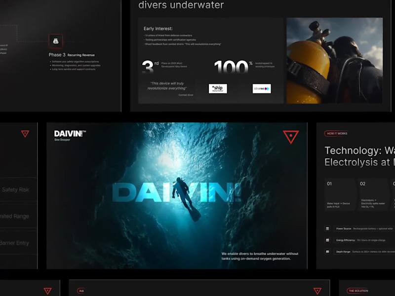 Cover image for DAIVIN – Y Combinator Pitch Deck for Deep Tech Startup