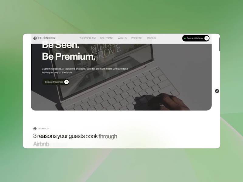 Cover image for Iris Concierge: Premium Web Design