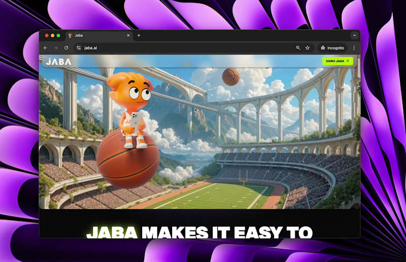 Cover image for Jaba.ai Landing Page Development in Framer