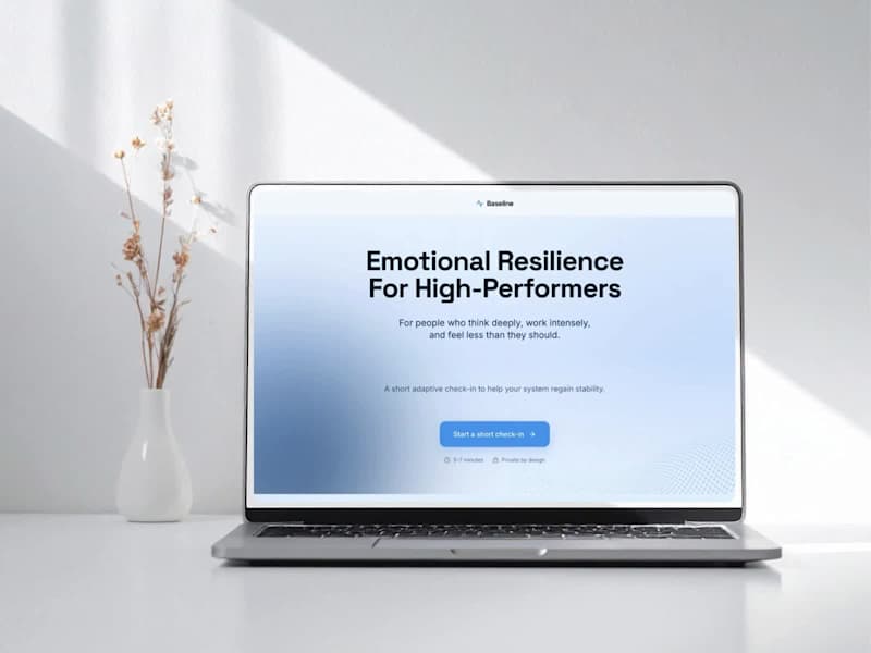 Cover image for Adaptive Emotional Check-In Landing Page