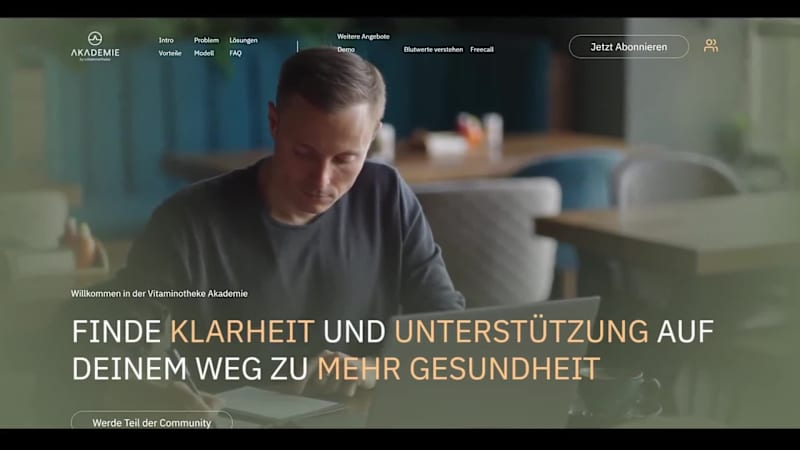 Cover image for Vitaminotheke Akademie: Wellness Knowledge Membership Portal