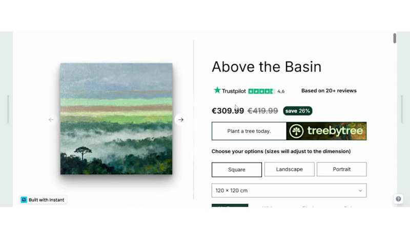 Cover image for POD Store: Canvas Art. Improved