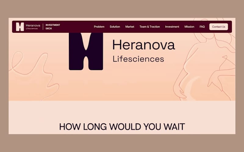 Cover image for Pitch-deck Website Design and Framer dev for a Med tech Startup
