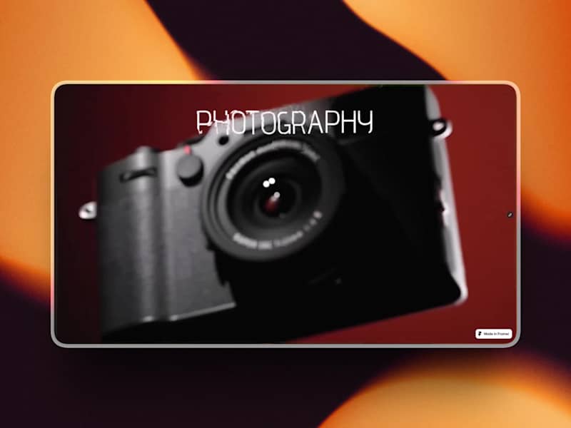 Cover image for 3D Photography Portfolio Website