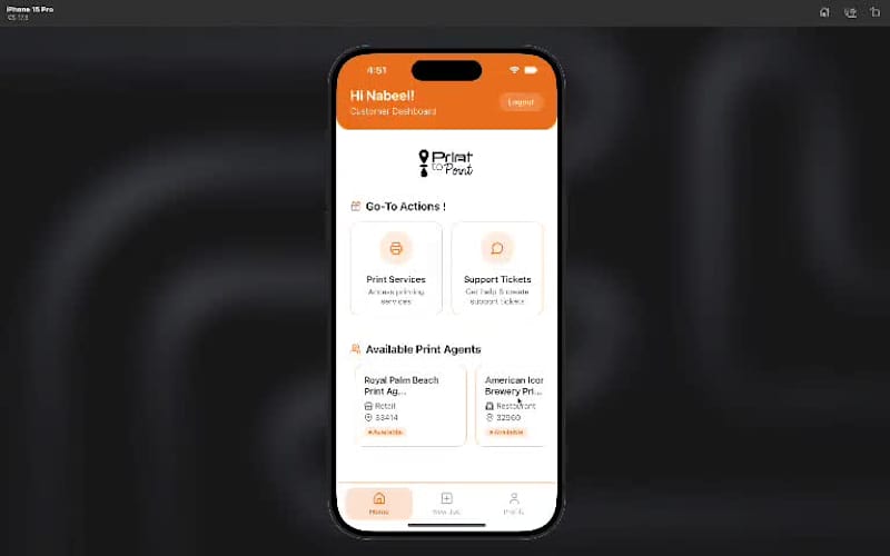 Cover image for Printtopoint Mobile App development