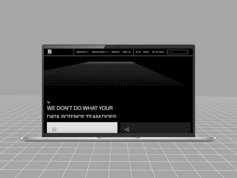 Cover image for Website and Bespoke Animations for Serious AI 