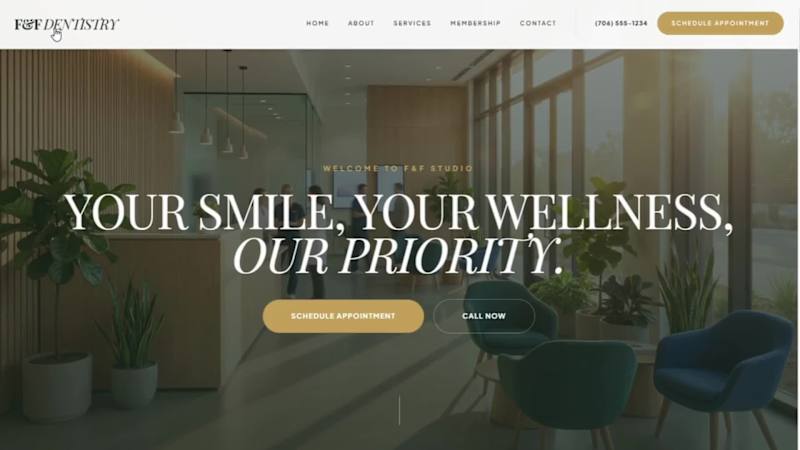 Cover image for Family & Friends Dentistry Website Design