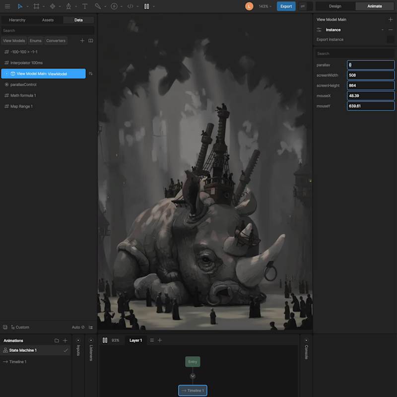 Cover image for I'm using Rive + Flutter to bring my illustrations to life.