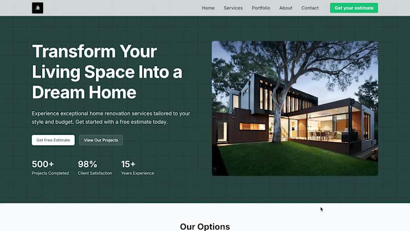 Cover image for Interio – Interior Design Website | Next.js, Supabase & Open AI