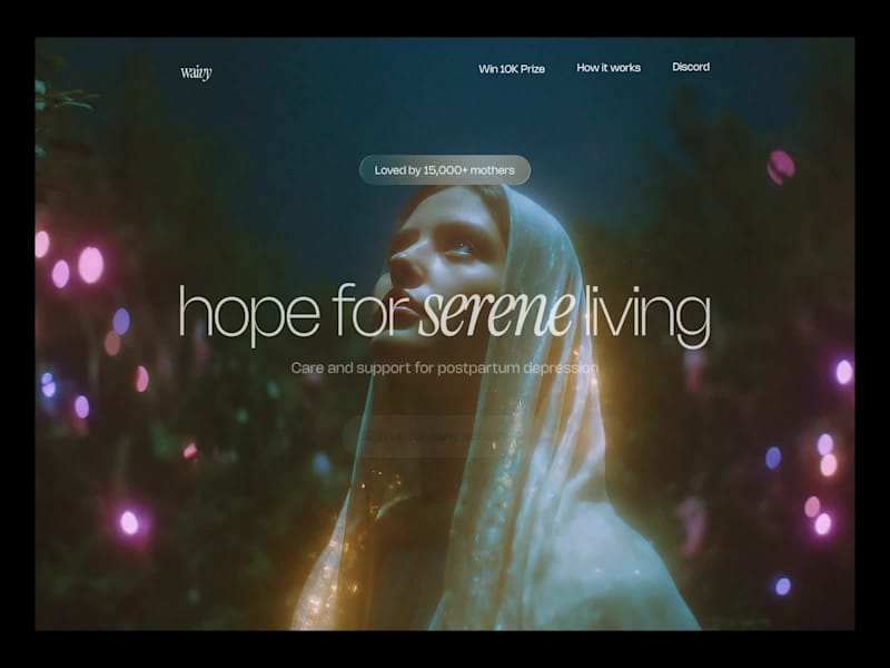 Cover image for Website design for a women health and wellness brand