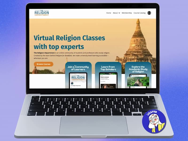 Cover image for Full-Stack Kajabi Setup & Launch for The Religion Department