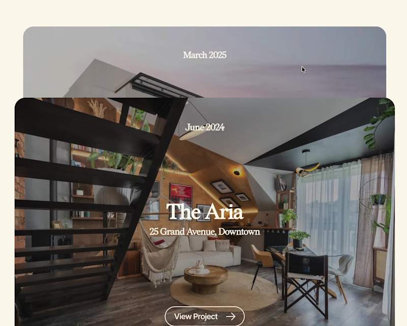 Cover image for Showing off my @framer skills with a real estate site concep...