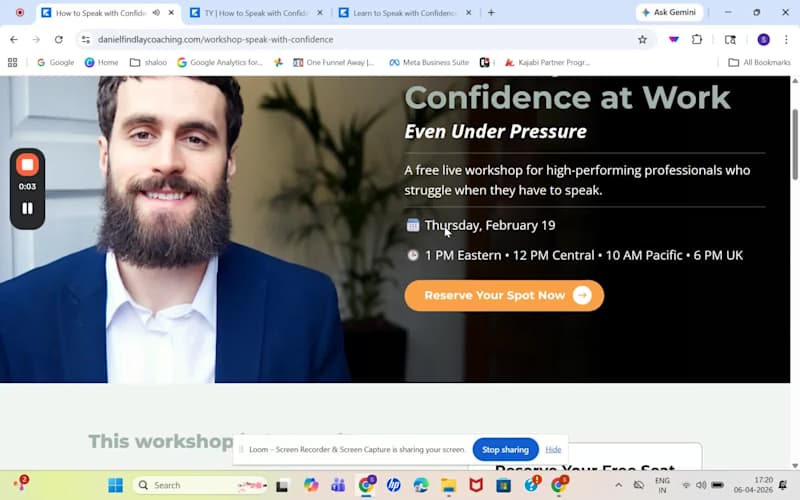 Cover image for Live webinar and Course Launch in Kajabi