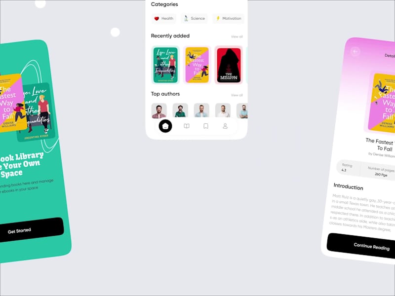 Cover image for Book Shop - App Design