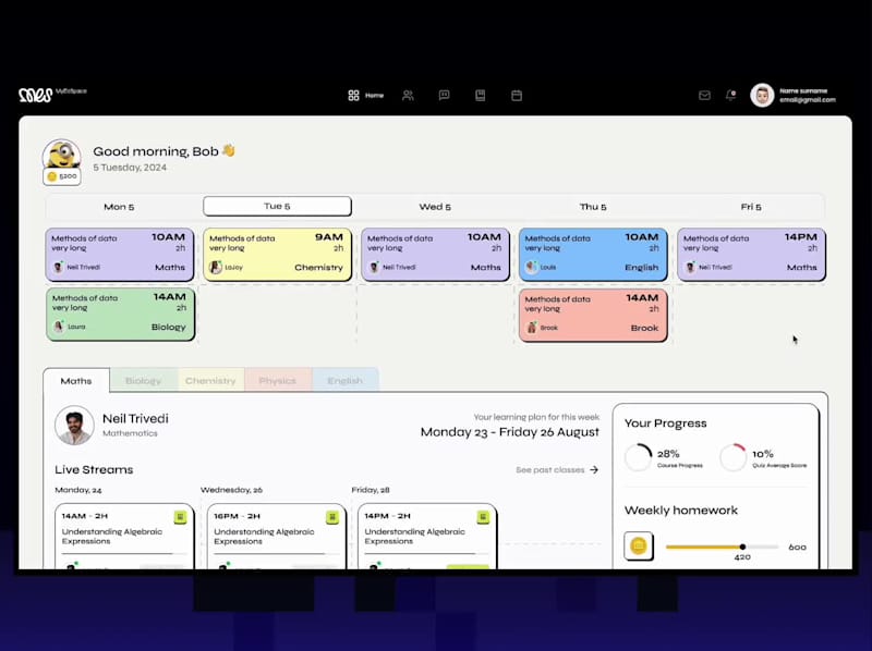 Cover image for MyEdSpace (UK) - Dasbhoard