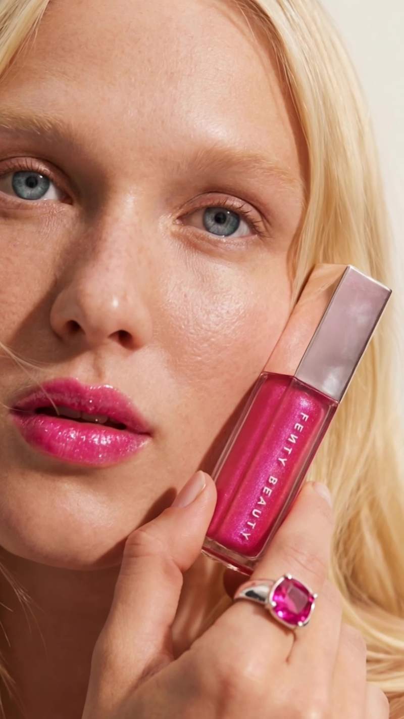 Cover image for Fenty Beauty Gloss Bomb AI Ad Concept for Digital Campaigns