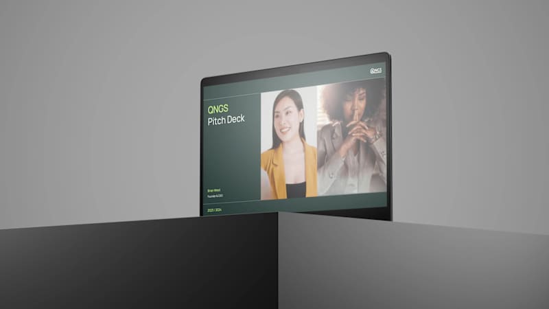 Cover image for Compelling Pitch deck design for QNGS Pre-roll