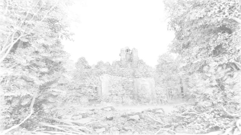 Cover image for Perched above the clouds, carved into the cliffside — a lone...