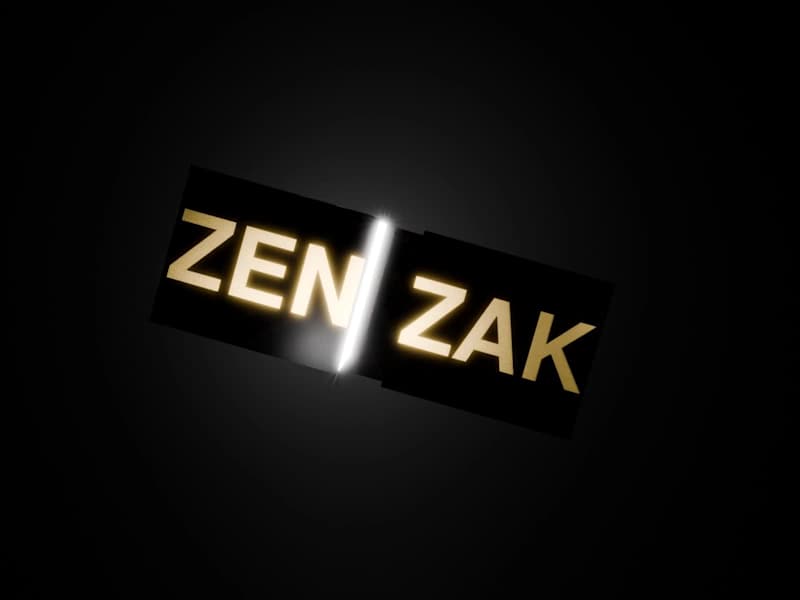Cover image for ZENZAK 3D Logo Animation