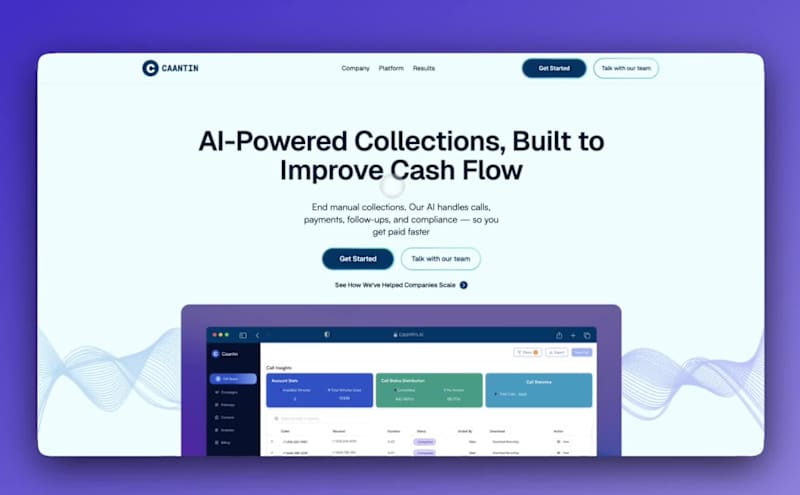 Cover image for Just finished a full website design for a next-gen voice AI ...
