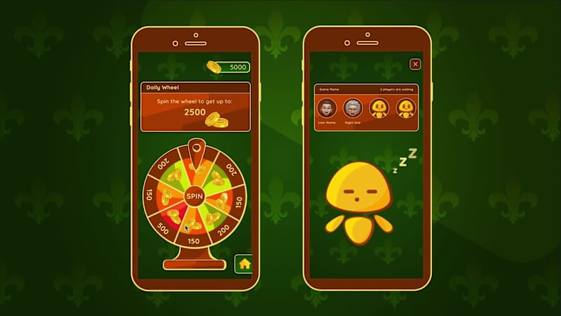 Cover image for Characters, UI, and Rive Animations for Belote Card Game